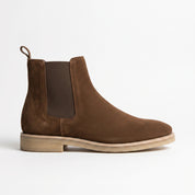 Men's Brown Suede Chelsea Boots — Aymer