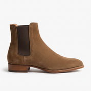 Men's Brown Suede Chelsea Boots — Bexhill