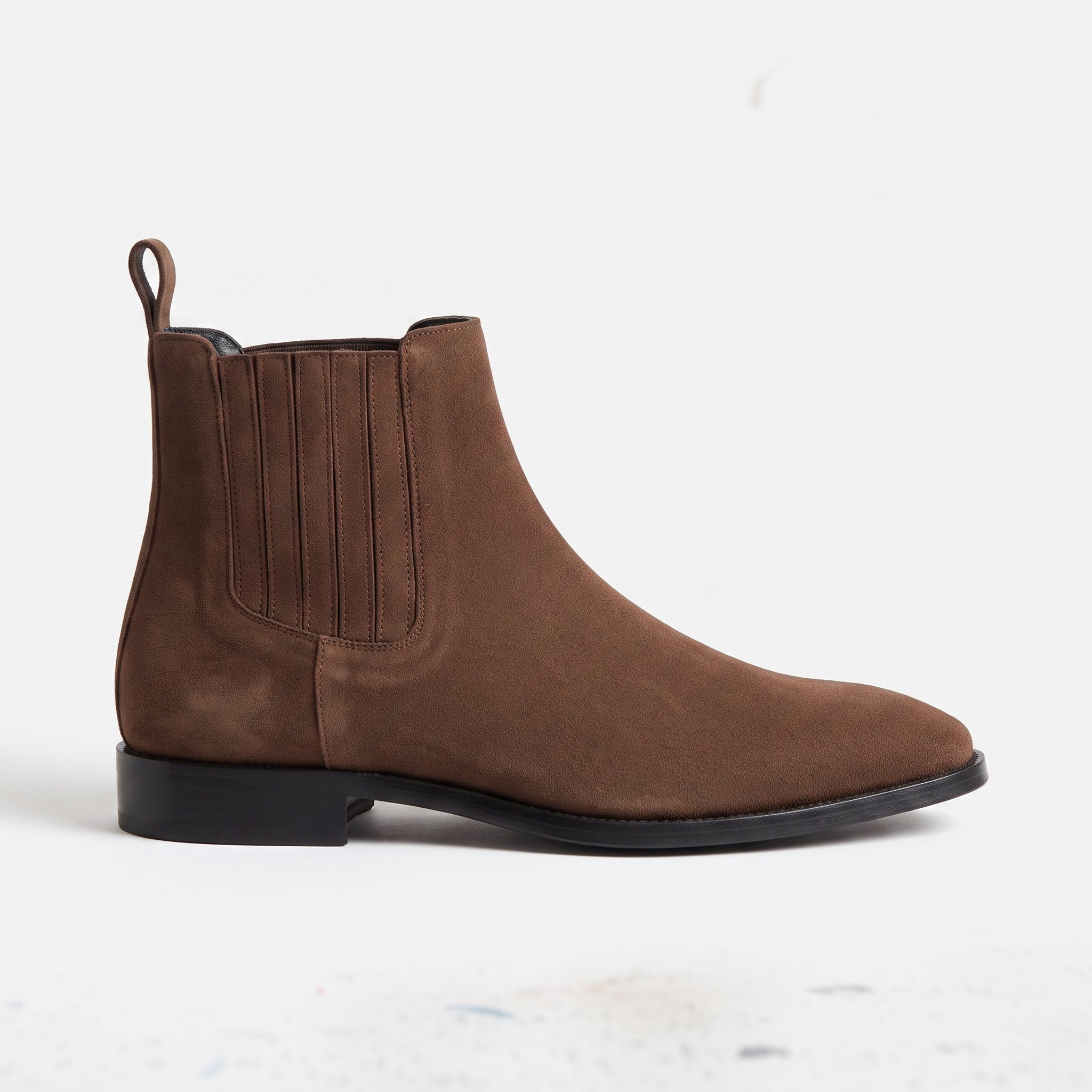 Men's Brown Suede Chelsea Boots — Calder