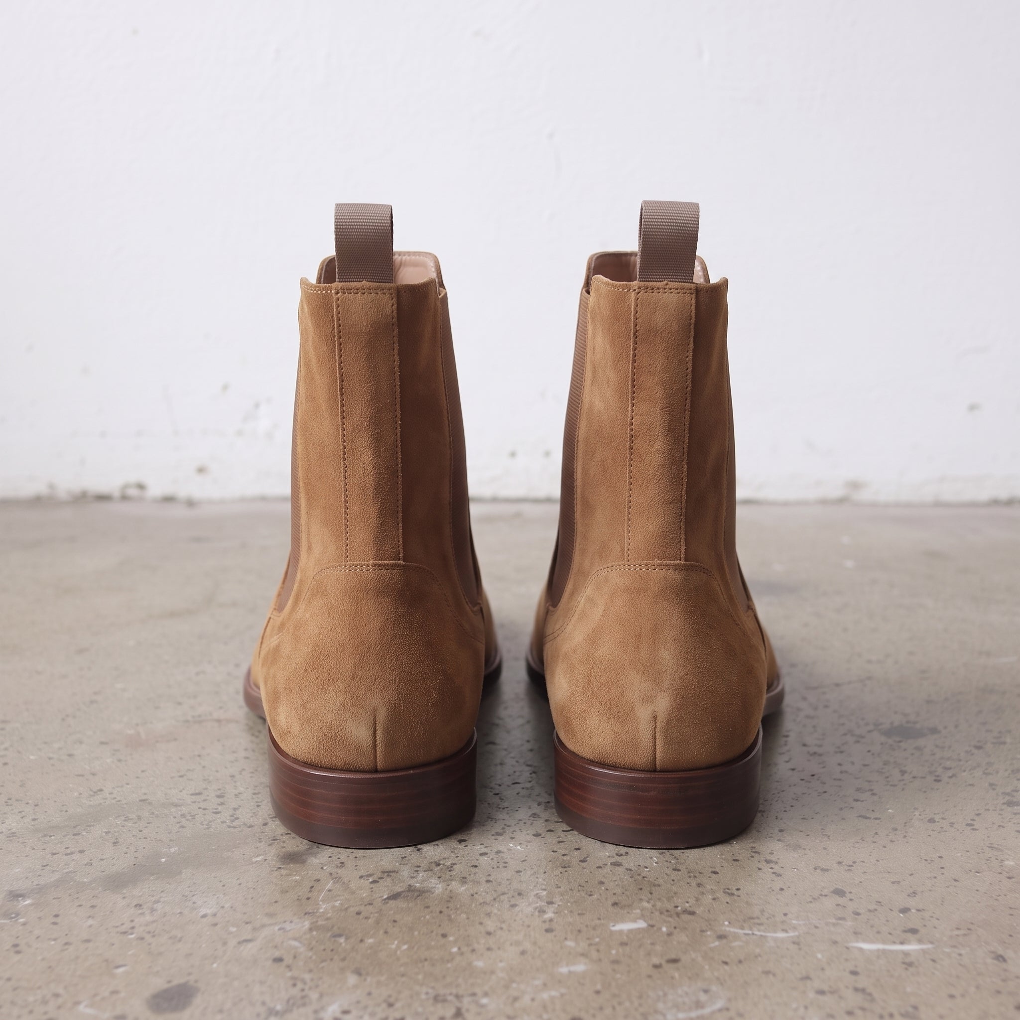 Men's Brown Suede Chelsea Boots — Hamilton