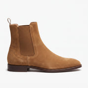 Men's Brown Suede Chelsea Boots — Hamilton