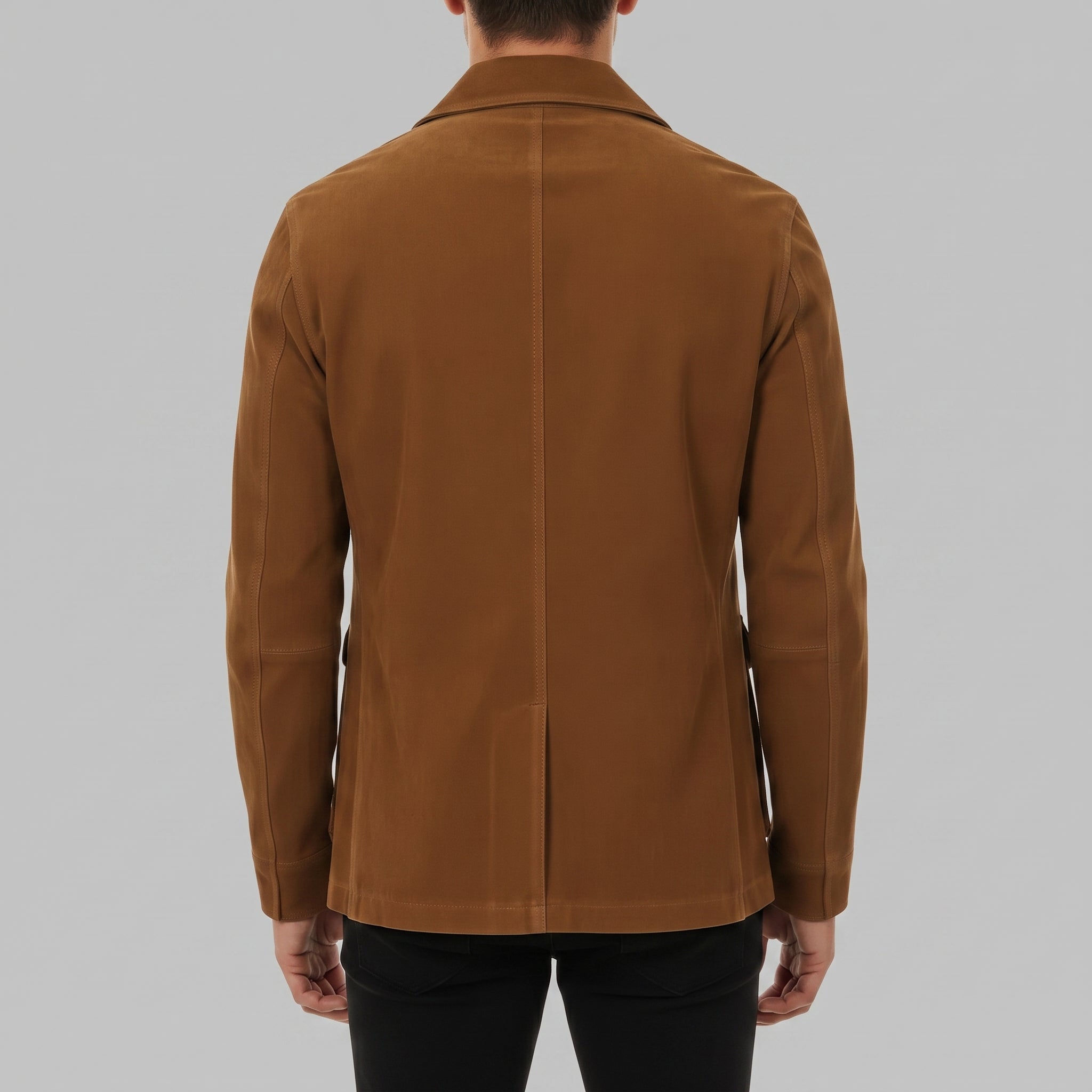 Men's Brown Suede Field Jacket — Aylesbury