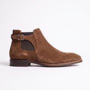 Men's Brown Suede Chelsea Boots — Wickham