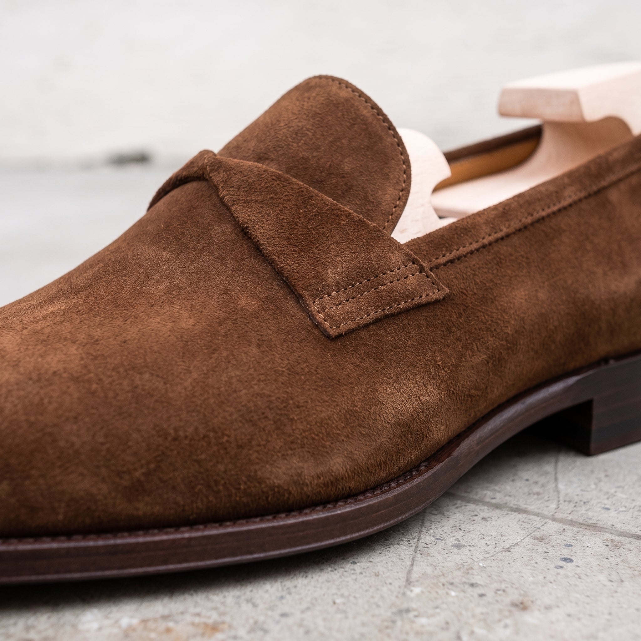Men's Brown Suede Loafers — Hamley — Hamley