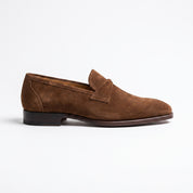 Men's Brown Suede Loafers — Hamley — Hamley