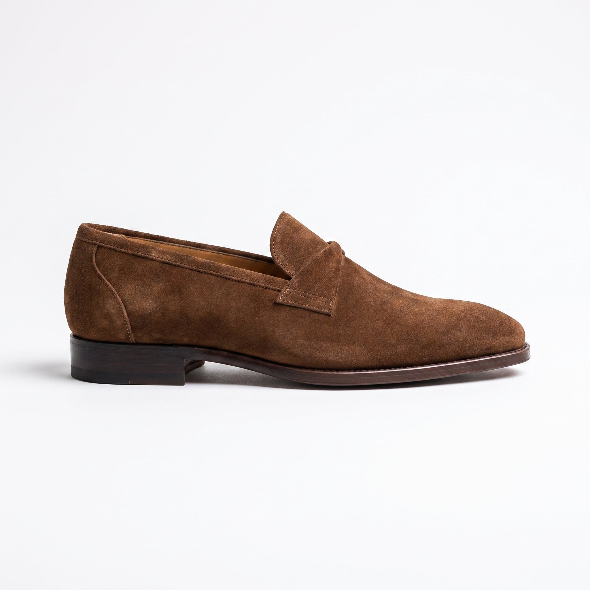 Men's Brown Suede Loafers — Hamley — Hamley