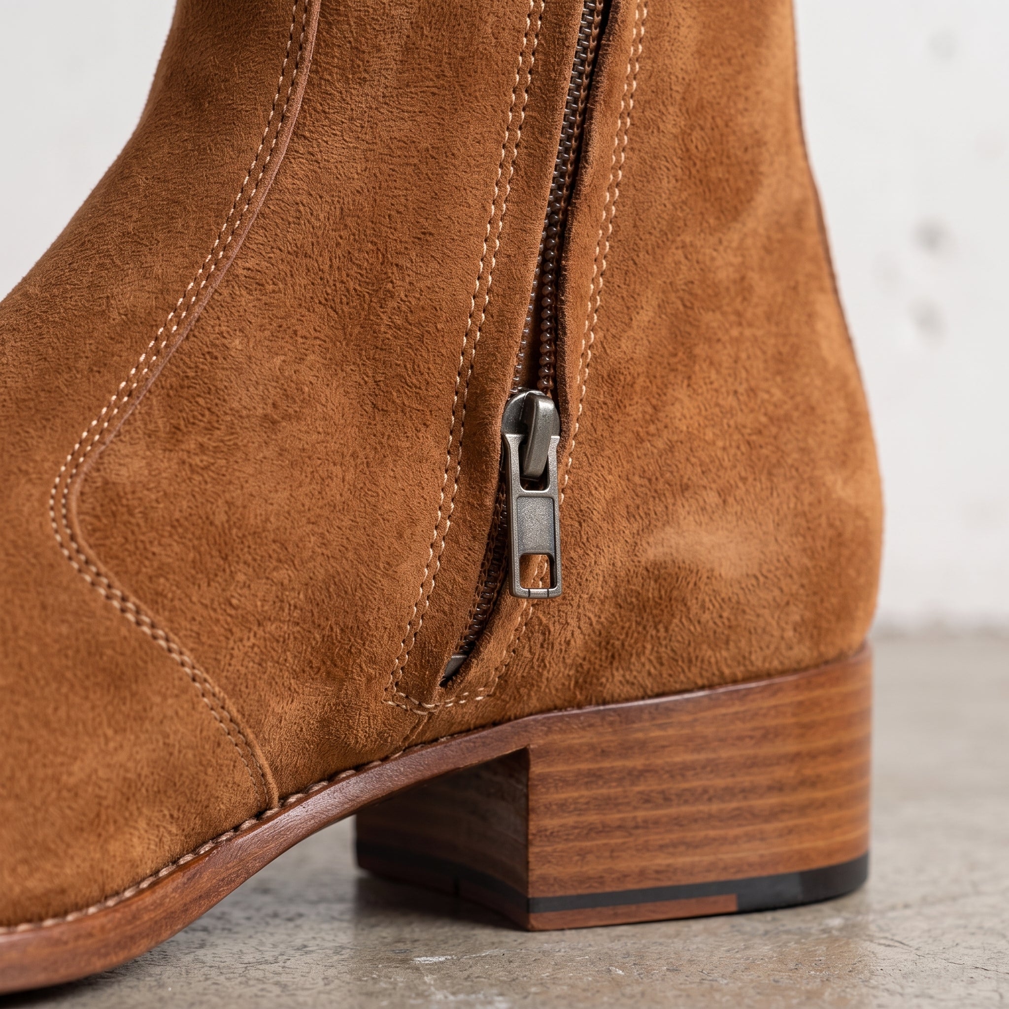 Men's Brown Suede Chelsea Boots — Caldon — Caldon