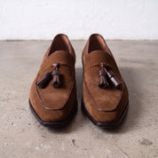 Men's Brown Suede Tassel Loafers — Bilsdale — Bilsdale