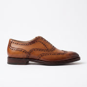 Men's Brown Wingtip Leather Oxfords — Ardsley — Ardsley
