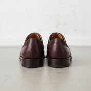 Men's Burgundy and Dark Brown Leather Oxfords — Edbrook
