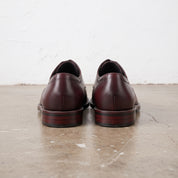 Men's Burgundy Apron-Toe Leather Derbys — Pennington
