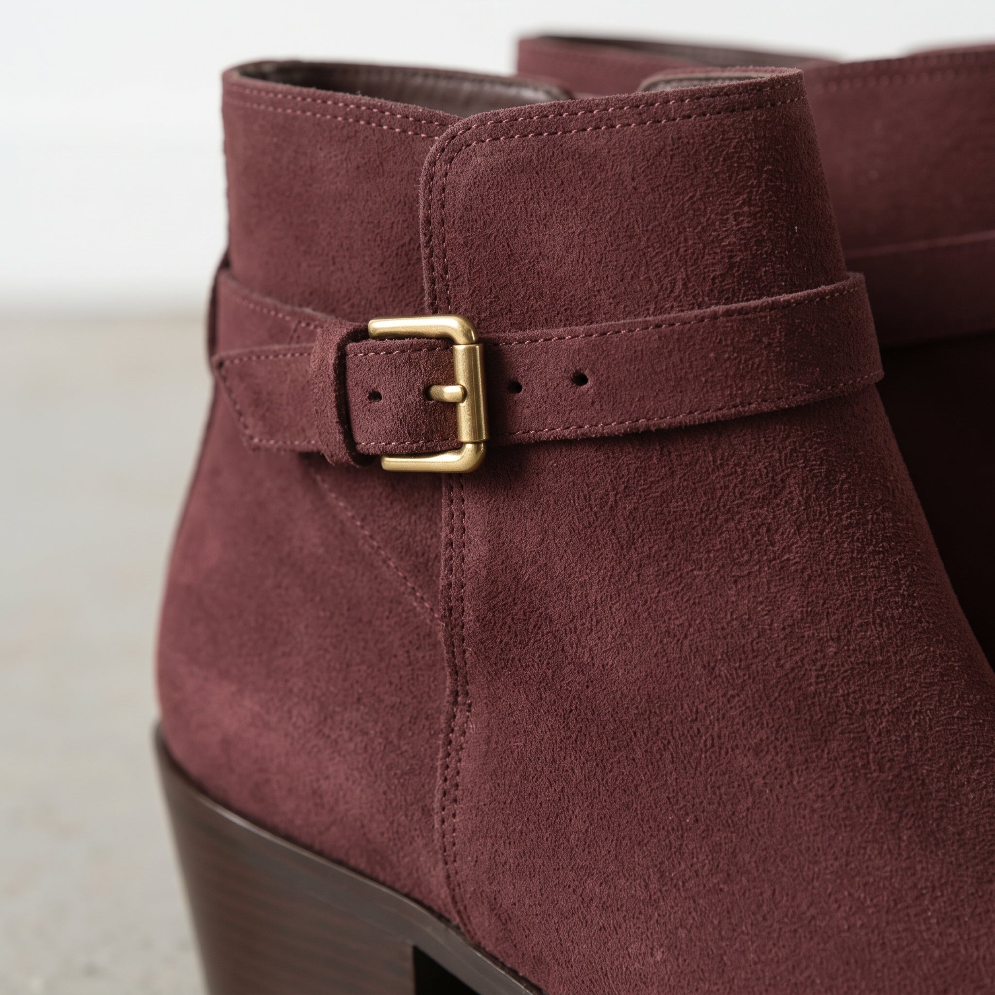 Men's Navy Blue Plain-Toe Suede Jodhpur Boots — Fradley