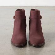 Men's Navy Blue Plain-Toe Suede Jodhpur Boots — Fradley