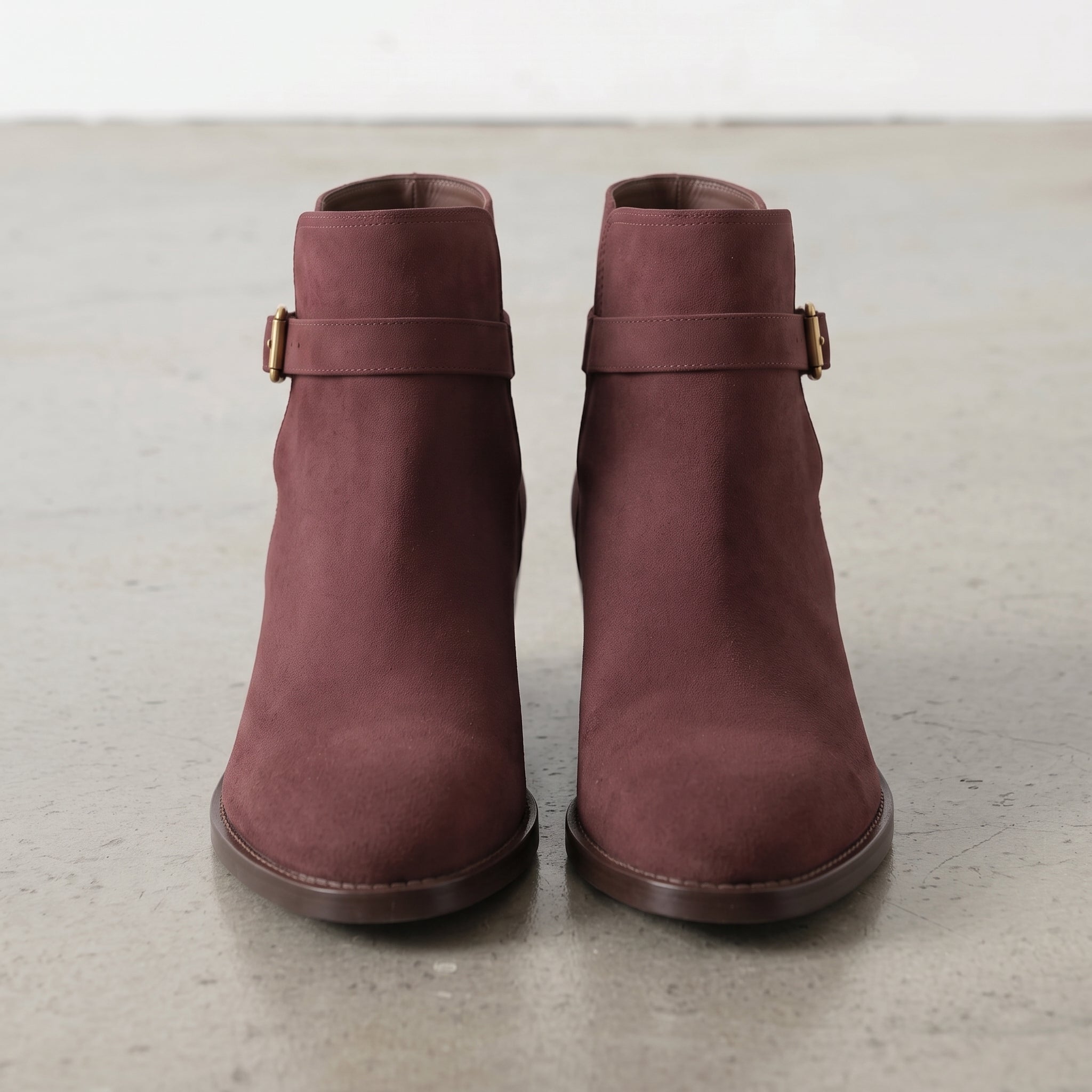 Men's Navy Blue Plain-Toe Suede Jodhpur Boots — Fradley