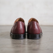 Men's Burgundy Wing-Tip Leather Derbies — Edenwood