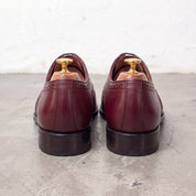 Men's Burgundy Wingtip Leather Brogues — Cranmore