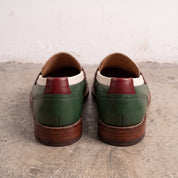 Tri-Color Leather Penny Loafers — Glendinning