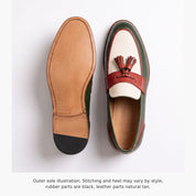 Men's Tri-Color Tassel Loafers — Goldsmith