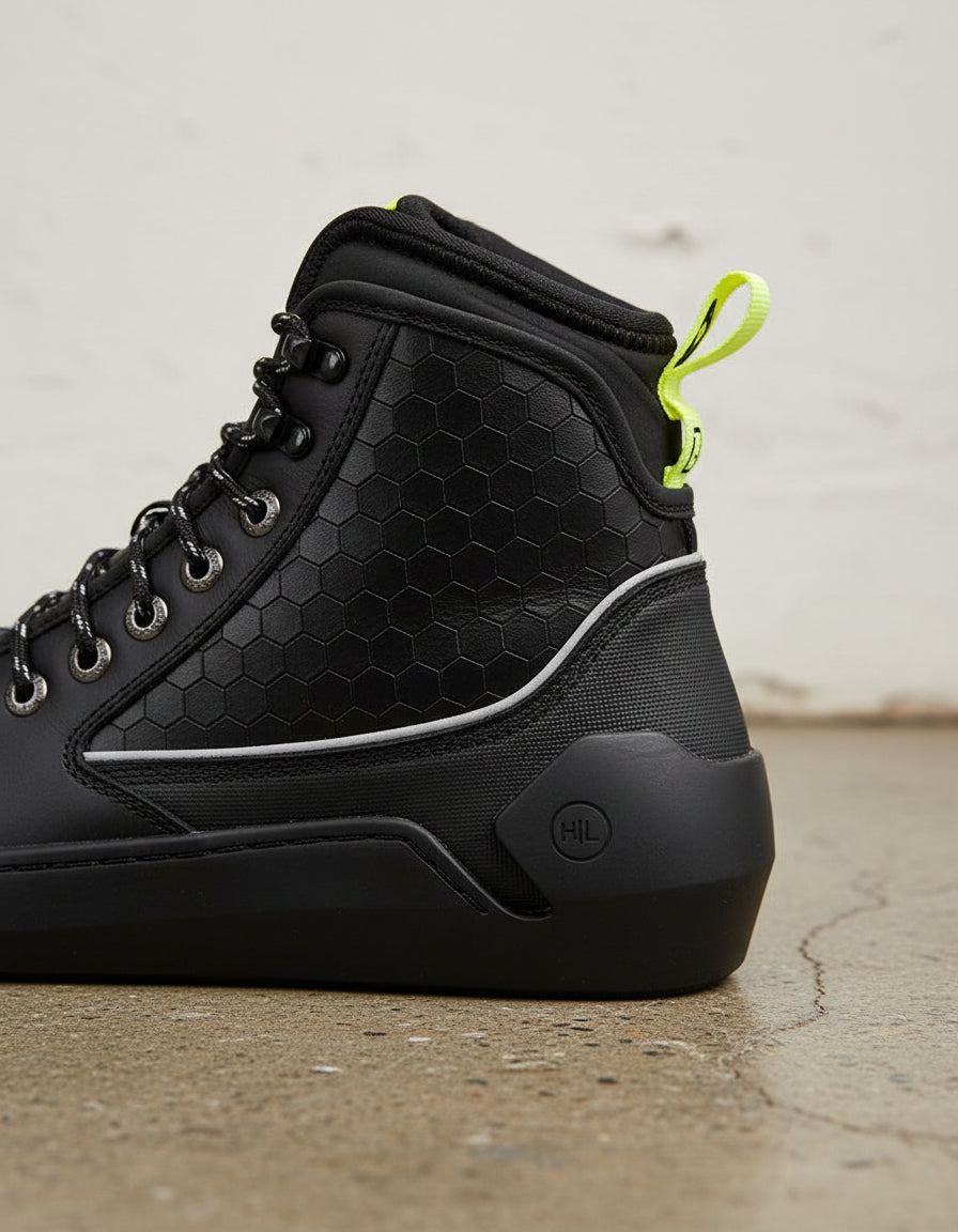 Men's Full-Grain Trail Running Sneaker - detail-view-showing-texture