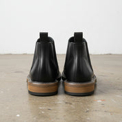Men’s Genuine Leather Chelsea Boots, Stylish Casual & Business Wear - back-view