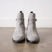 Men's Light Gray Plain-Toe Suede Jodhpur Boots — Hardwick