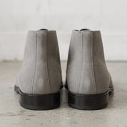 Men's Light Gray Suede Chukka Boots — Popham