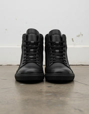 Men's Premium Full-Grain Leather Biker Boots - Moto Biking Boot - front-view