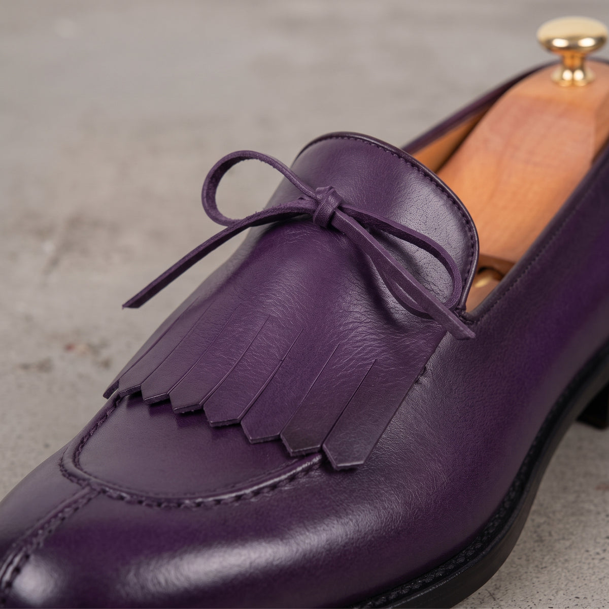 Full-grain leather, made to last.