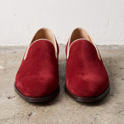 Men's Red Suede Loafers — Abbeyton