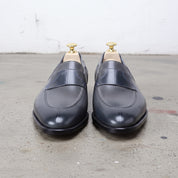 Men's Slate Blue Apron-Toe Leather Moccasins — Millington — Millington