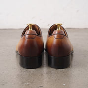 Men's Tan and Dark Brown Cap-Toe Leather Brogues — Bradford