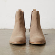 Men's Tan and Dark Brown Suede Chelsea Boots — Eldridge