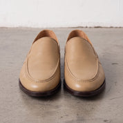 Men's Tan Apron-Toe Leather Loafers — Hargreaves — Hargreaves