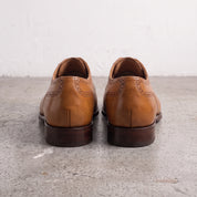 Men's Tan Cap-Toe Leather Brogue Oxfords — Faversham