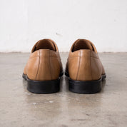 Men's Tan Cap-Toe Leather Derby — Adstock