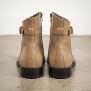 Men's Tan Cap-Toe Leather Jodhpur Boots — Reynolds