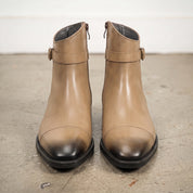 Men's Tan Cap-Toe Leather Jodhpur Boots — Reynolds