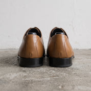 Men's Tan Cap-Toe Leather Oxfords — Aspall