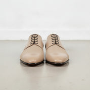 Men's Tan Cap-Toe Suede and Leather Oxfords — Doveton