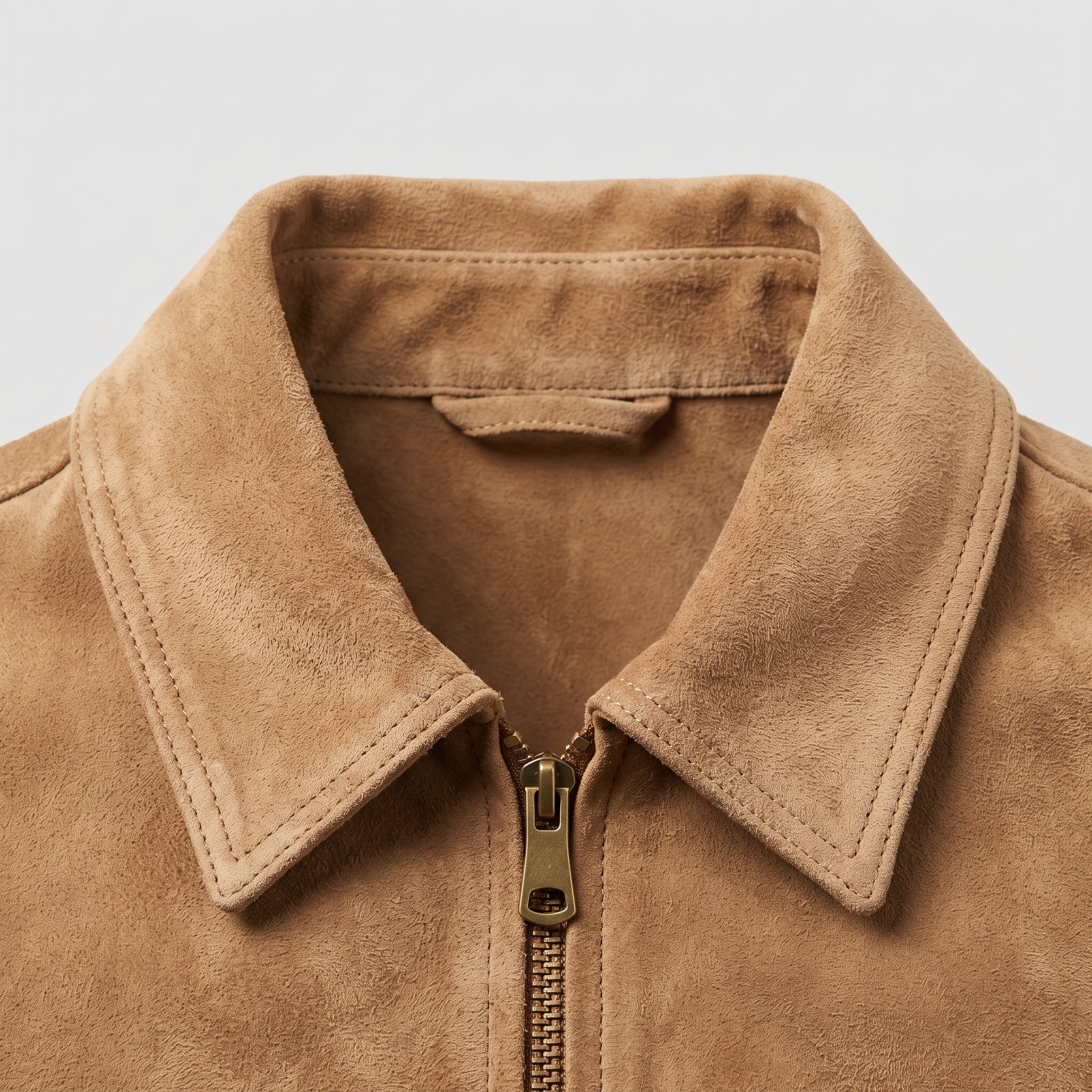 Men's Tan Fringe Suede Western Jacket — Lytton