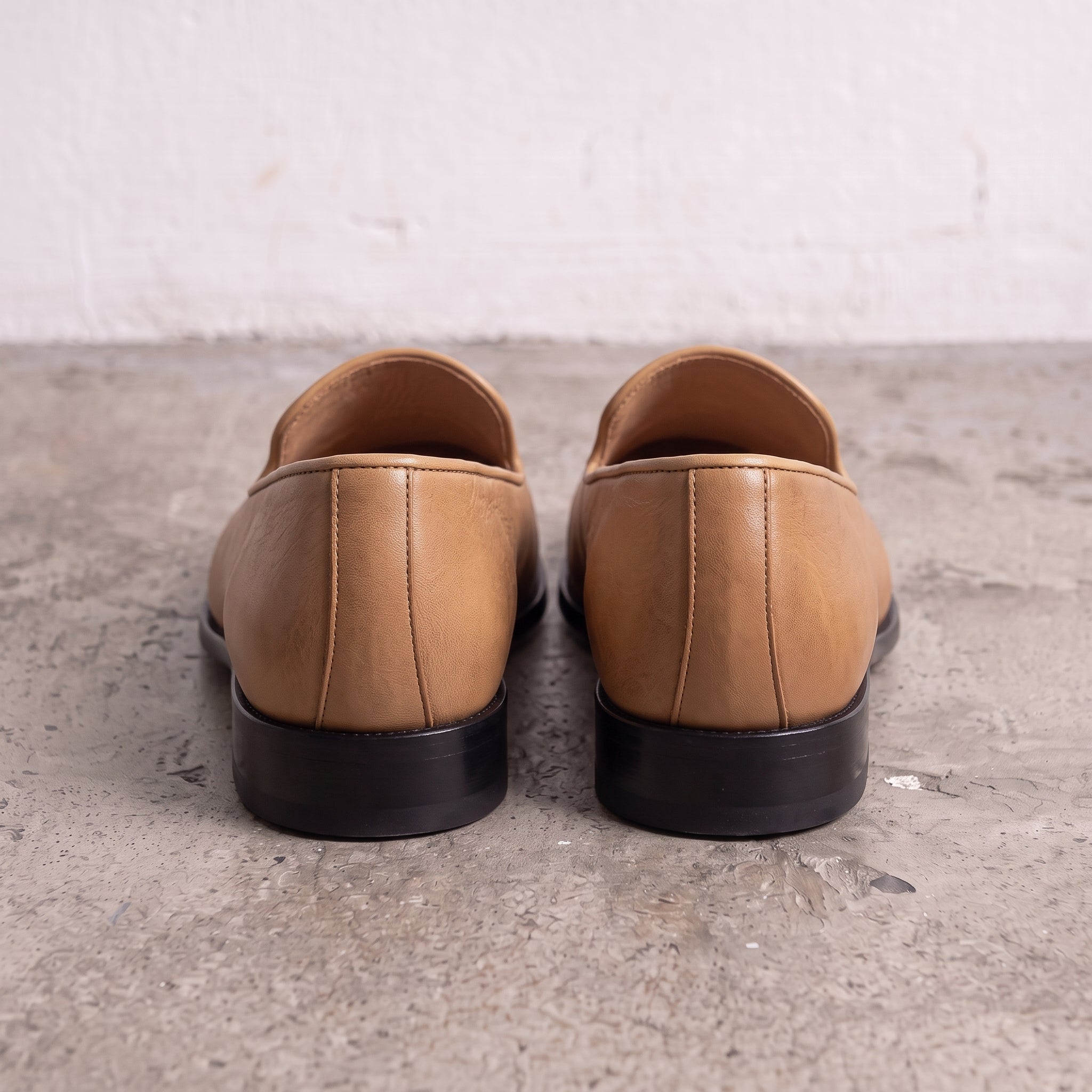 Men's Tan Leather Tassel Loafers — Gorman