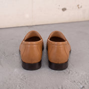 Handcrafted Men's Tan Leather Moccasin Loafers — Finsbury