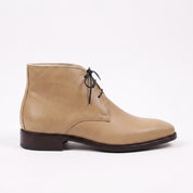 Men's Tan Plain-Toe Leather Chukka Boots — Hornsey