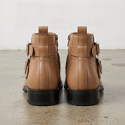 Men's Tan Plain-Toe Leather Jodhpur Boots — Pemberton