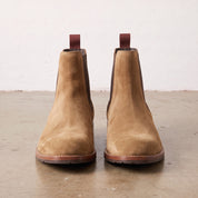 Men's Tan Suede Chelsea Boots — Addingham