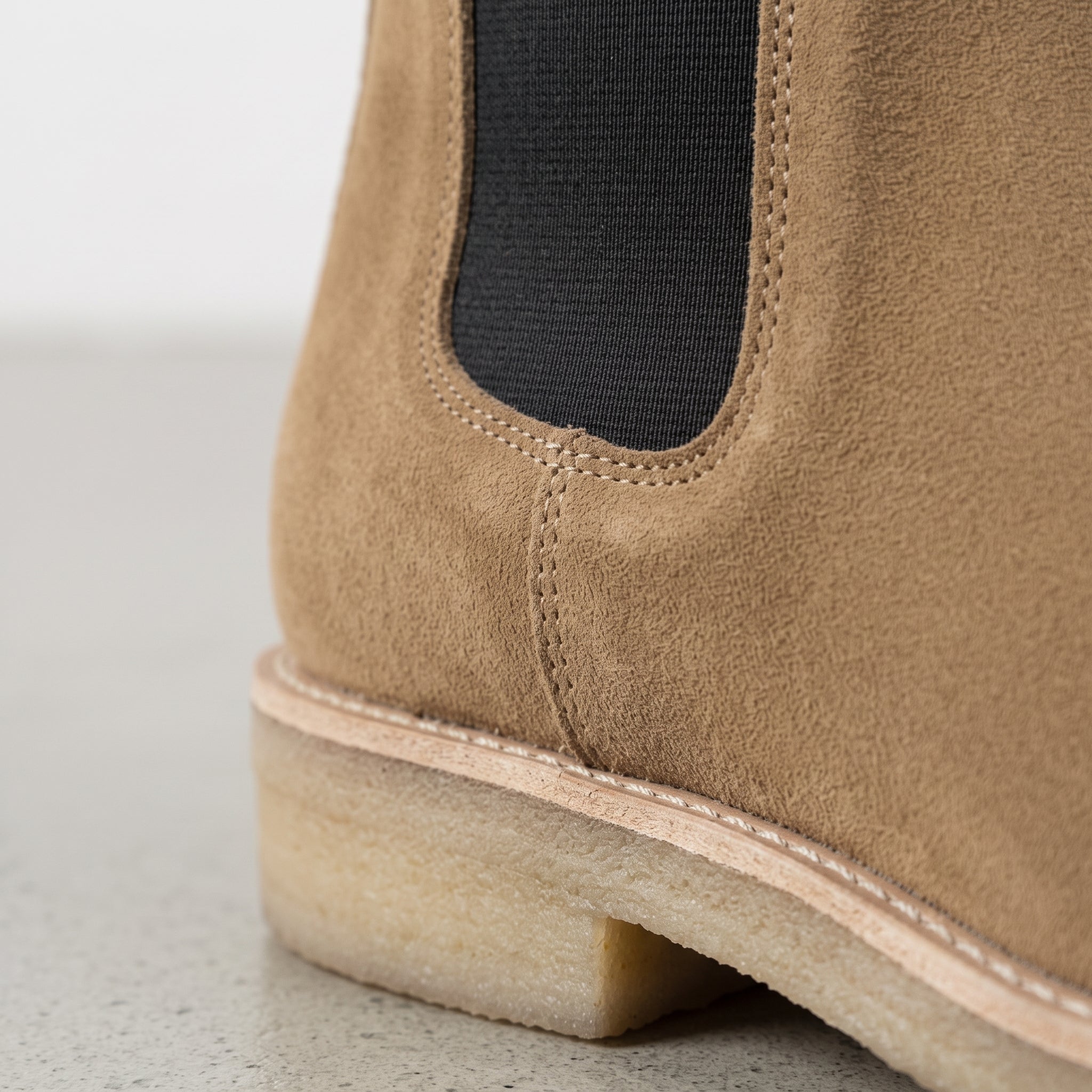 Men's Tan Suede Chelsea Boots — Aymer