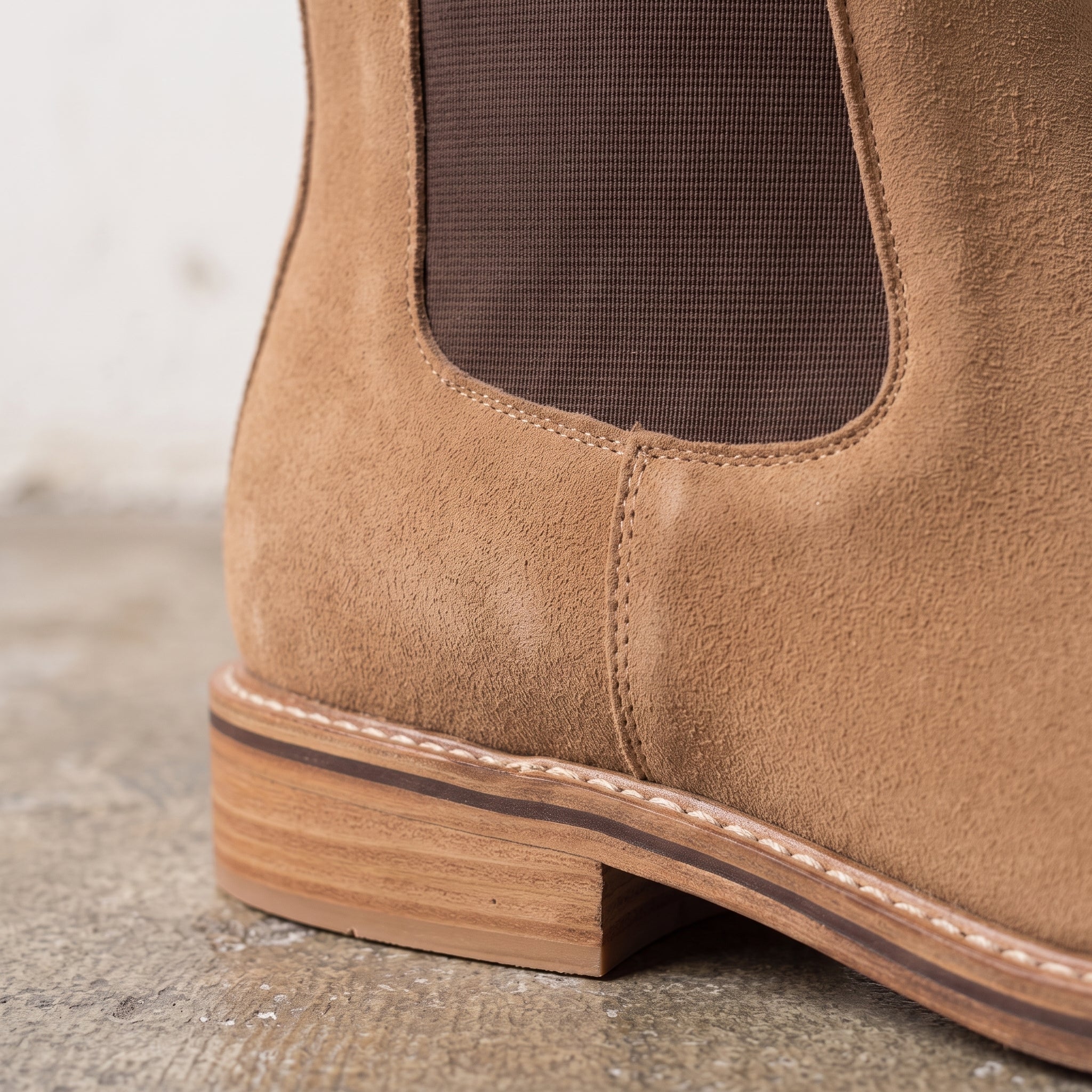 Men's Tan Suede Chelsea Boots — Skipton