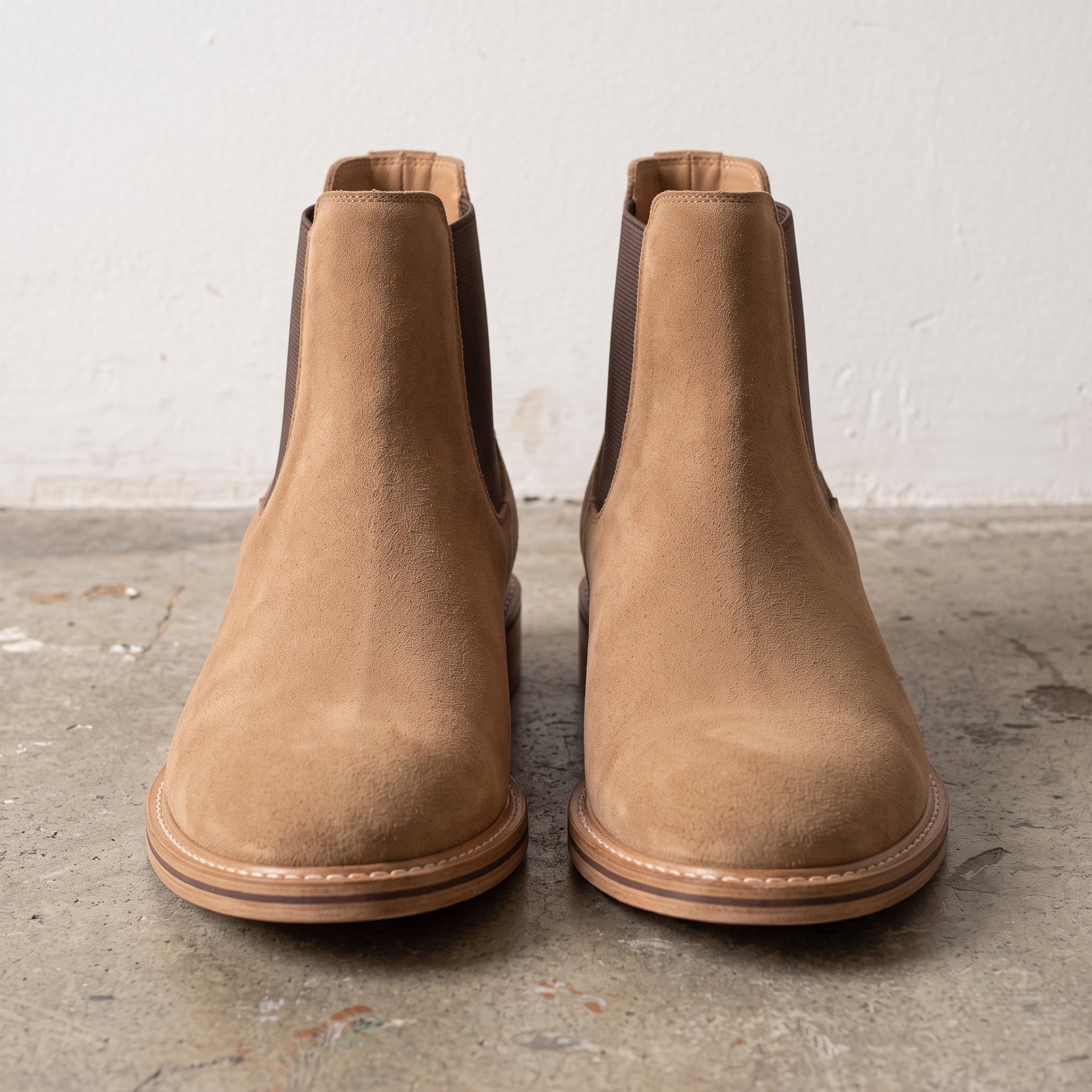 Men's Tan Suede Chelsea Boots — Skipton