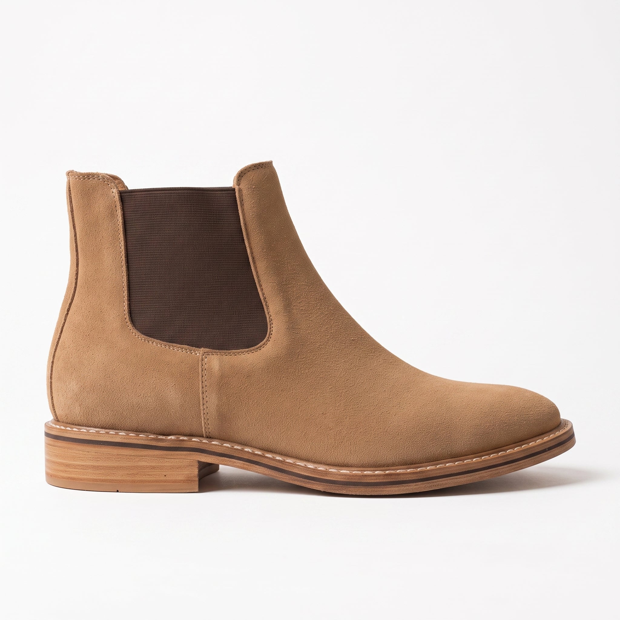 Men's Tan Suede Chelsea Boots — Skipton