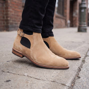 Men's Tan Suede Chelsea Boots — Wickham — Wickham